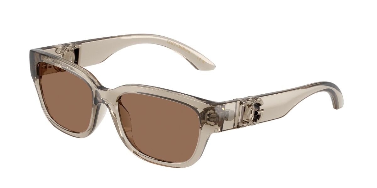 Dolce & Gabbana DX6009 Kids 329173, Brown frame, Dark Brown lenses
