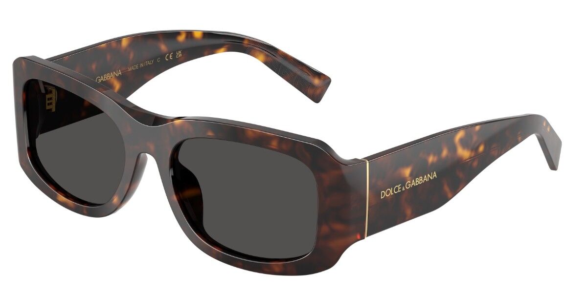 Dolce & Gabbana DG4503 502/87, Tortoiseshell frame, Dark Grey lenses