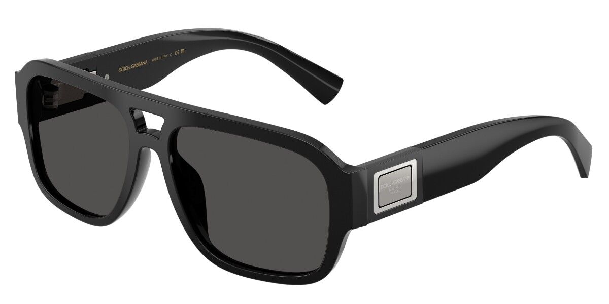 Dolce & Gabbana DG4506 501/87, Black frame, Dark Grey lenses