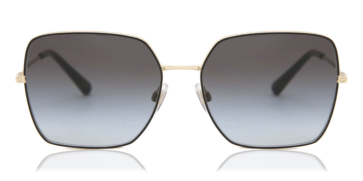 Dolce & Gabbana DG2242 13348G, Black frame, Grey Gradient lenses