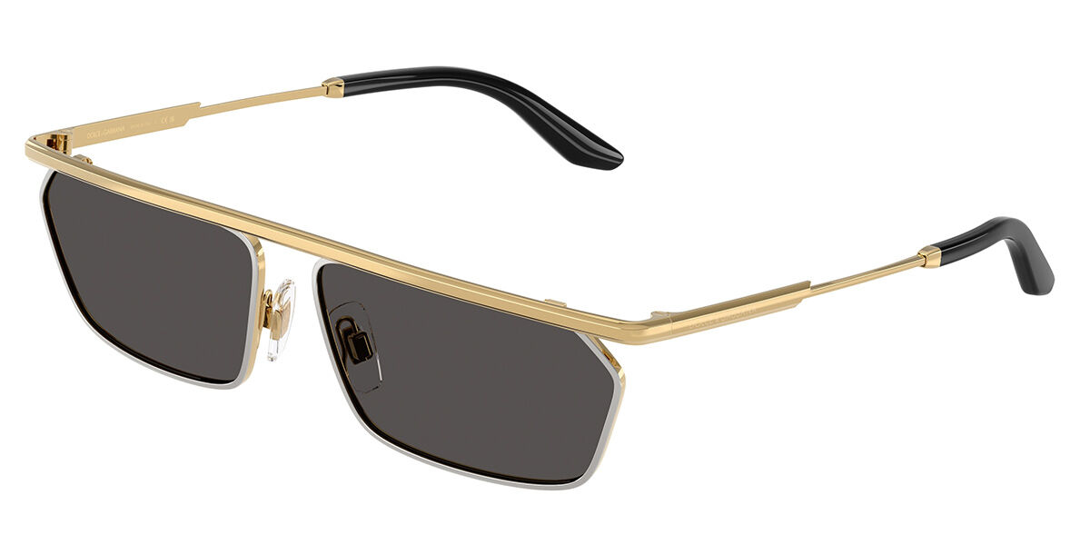 Dolce & Gabbana DG2327 131387, Gold frame, Dark Grey lenses