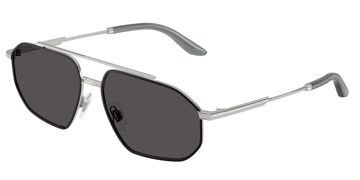 Dolce & Gabbana DG2328 132487, Black frame, Dark Grey lenses