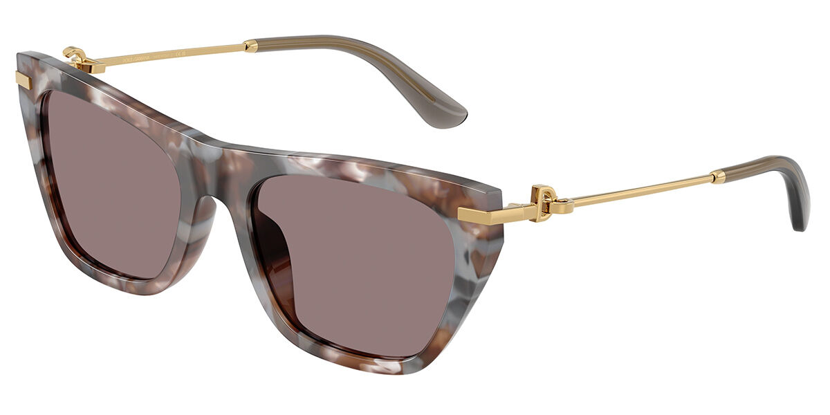 Dolce & Gabbana DG4511 34457N, Tortoiseshell frame, Dark Purple lenses