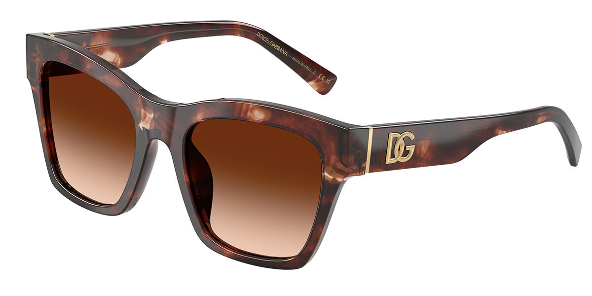 Dolce & Gabbana DG4512 322274, Tortoiseshell frame, Gradient Dark Brown lenses