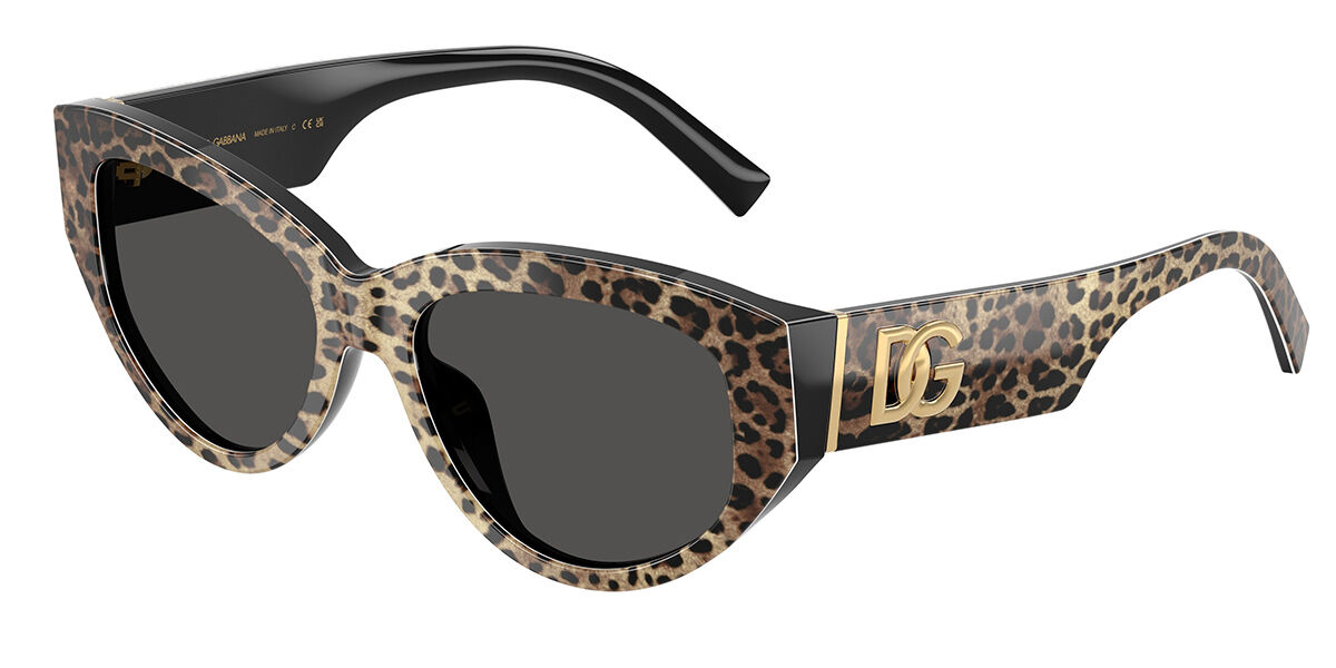 Dolce & Gabbana DG4514 316387, Brown frame, Dark Grey lenses