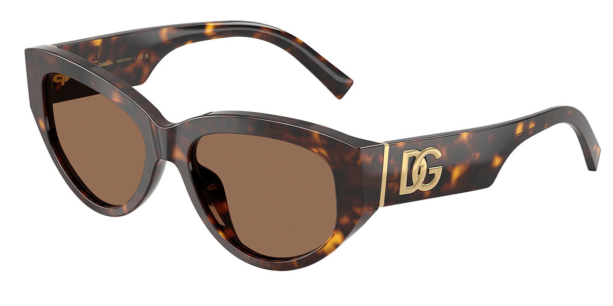 Dolce & Gabbana DG4514 502/73, Tortoiseshell frame, Dark Brown lenses