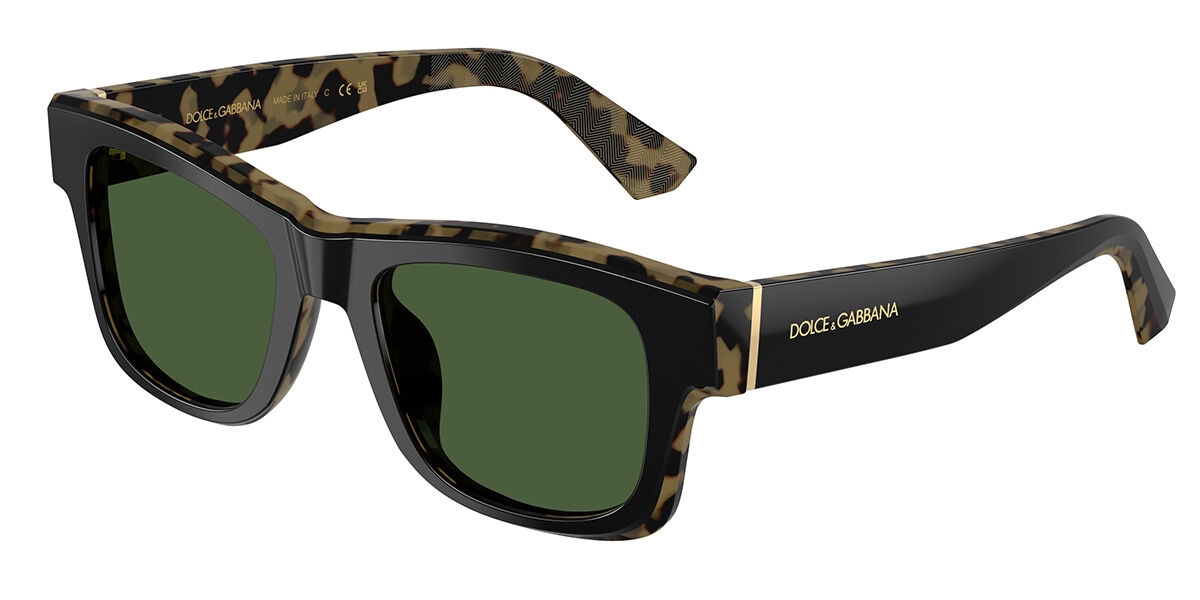 Dolce & Gabbana DG4515 340471, Black frame, Dark Green lenses