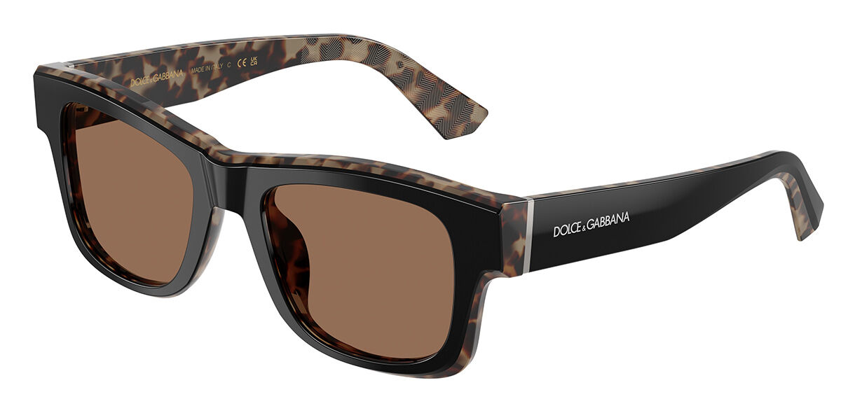 Dolce & Gabbana DG4515 341773, Black frame, Dark Brown lenses
