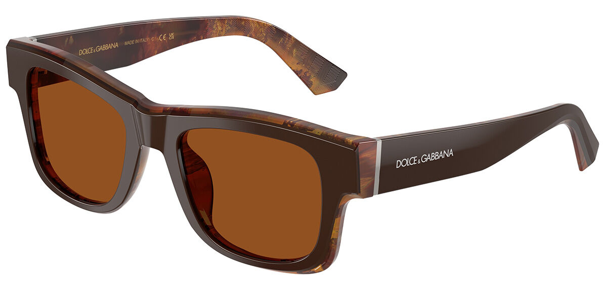 Dolce & Gabbana DG4515 345673, Brown frame, Dark Brown lenses