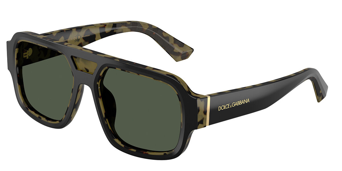 Dolce & Gabbana DG4516 Polarized 34049A, Black frame, Dark Green lenses