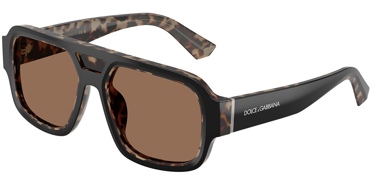 Dolce & Gabbana DG4516 341773, Black frame, Dark Brown lenses