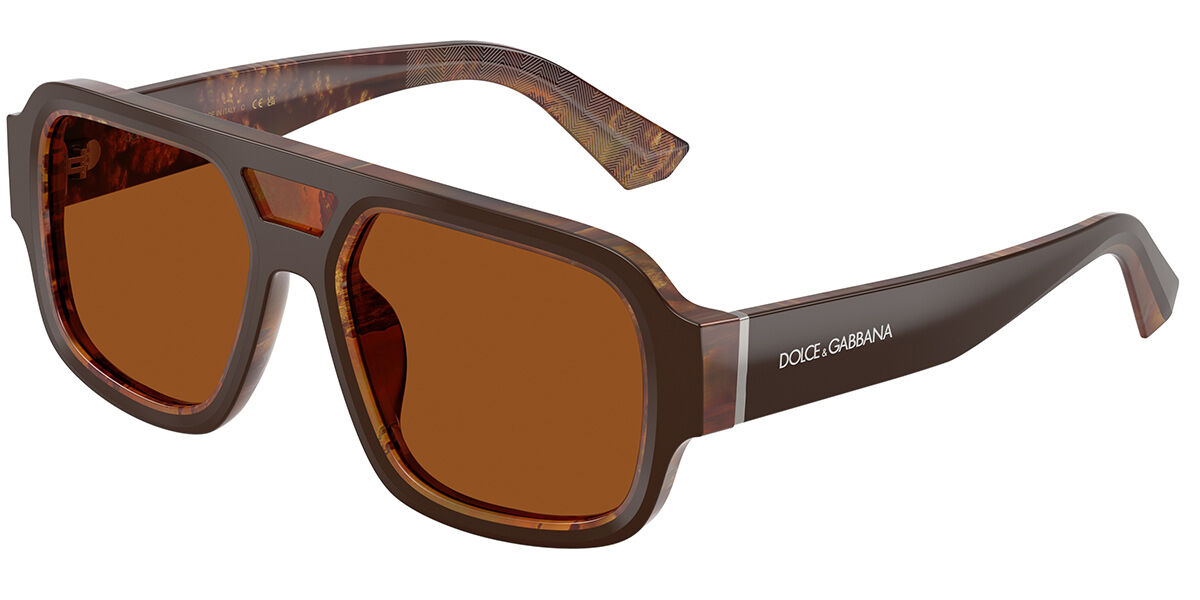 Dolce & Gabbana DG4516 345673, Brown frame, Dark Brown lenses