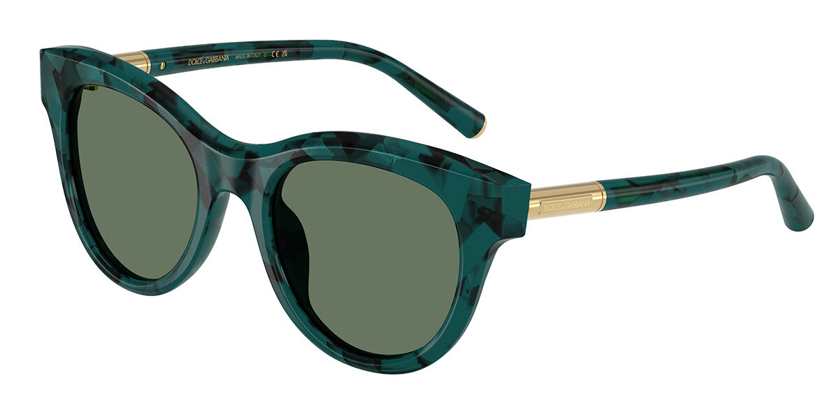 Dolce & Gabbana DG4518 3460/2, Tortoiseshell frame, Dark Green lenses