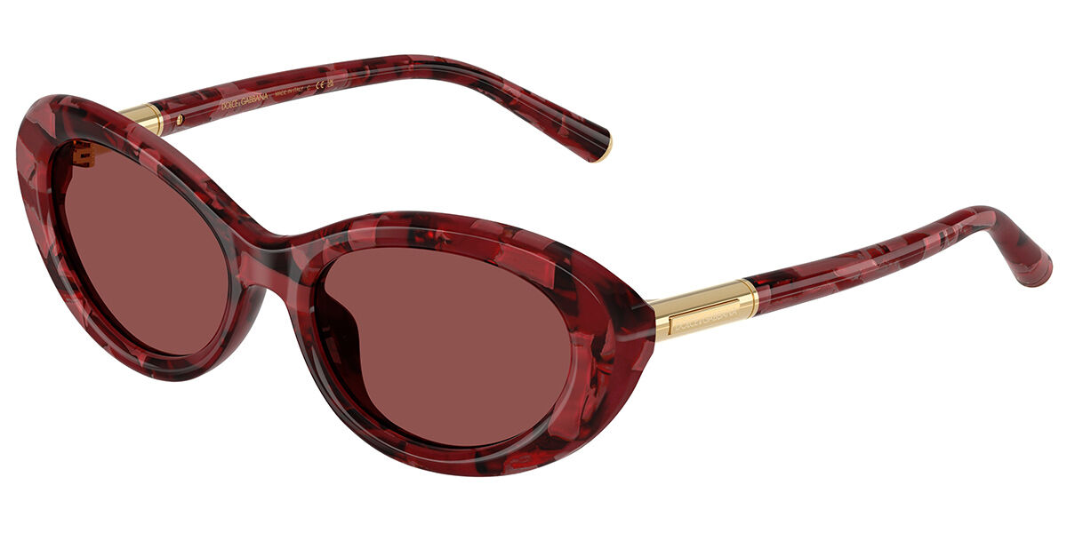 Dolce & Gabbana DG4519 346375, Tortoiseshell frame, Dark Purple lenses