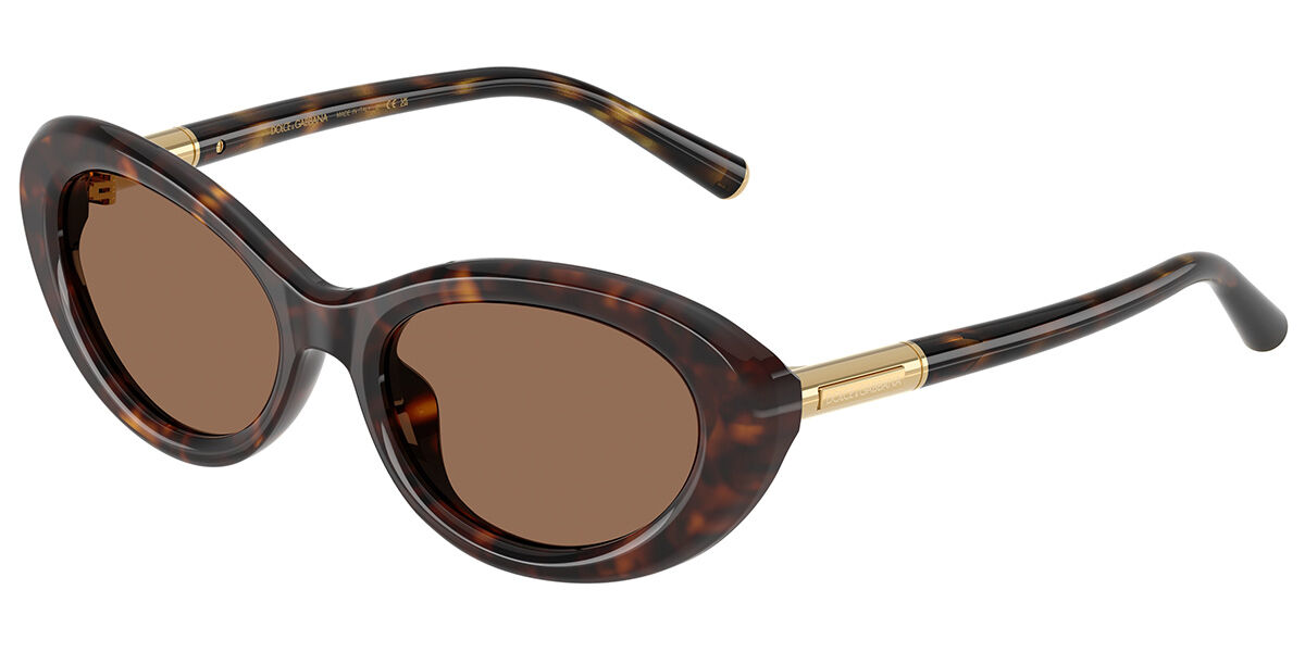 Dolce & Gabbana DG4519 502/73, Tortoiseshell frame, Dark Brown lenses