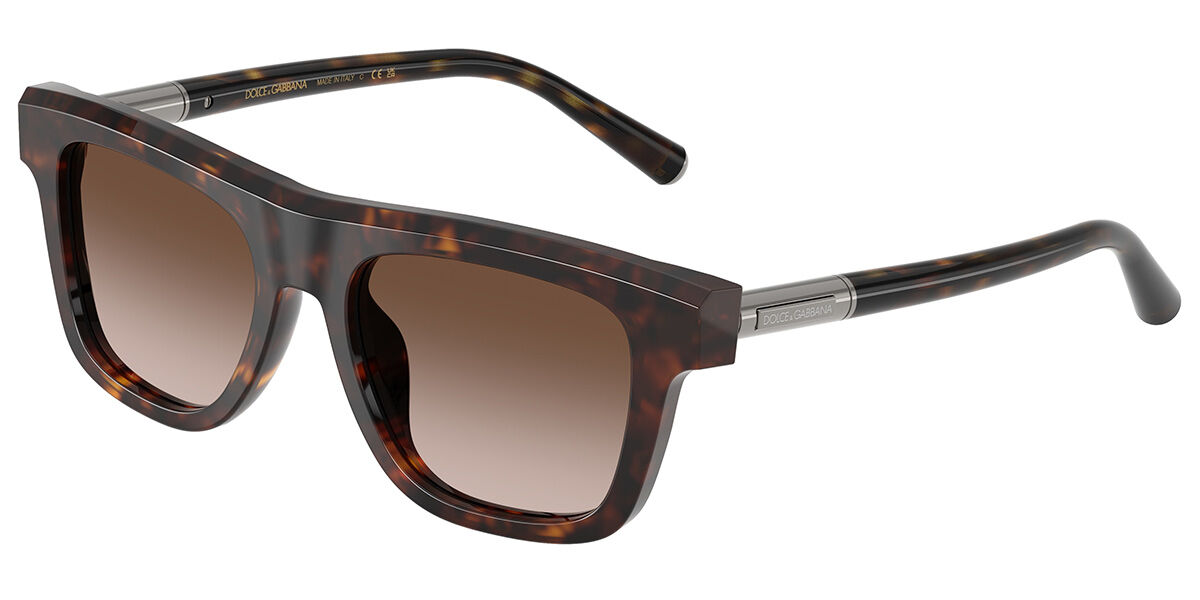 Dolce & Gabbana DG4521 502/13, Tortoiseshell frame, Gradient Dark Brown lenses