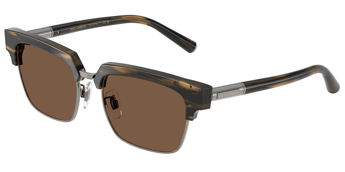 Dolce & Gabbana DG4522 306373, Brown frame, Dark Brown lenses