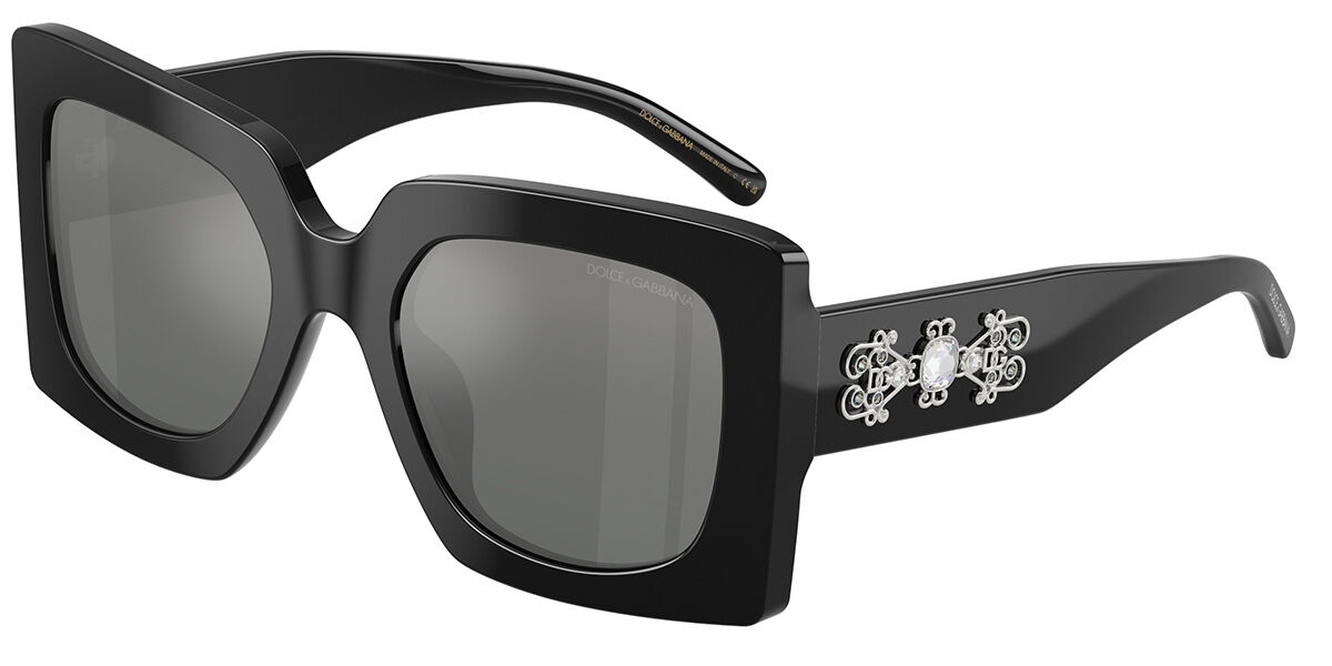 Dolce & Gabbana DG4525B 501/88, Black frame, Grey Silver Mirror lenses