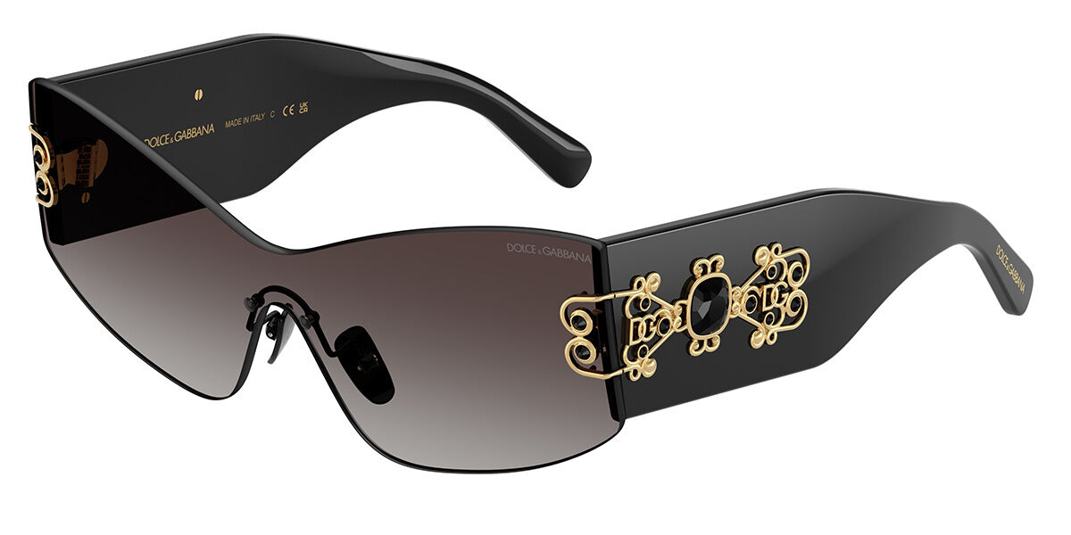 Dolce & Gabbana DG4526B 501/8G, Black frame, Gradient Dark Grey lenses