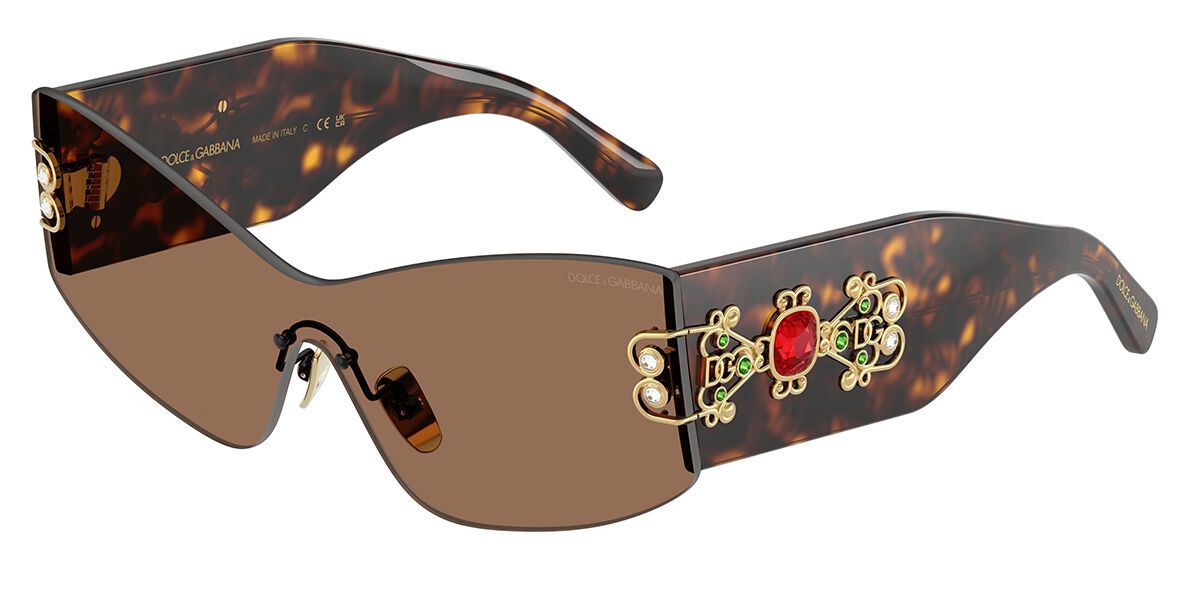 Dolce & Gabbana DG4526B 502/73, Tortoiseshell frame, Dark Brown lenses