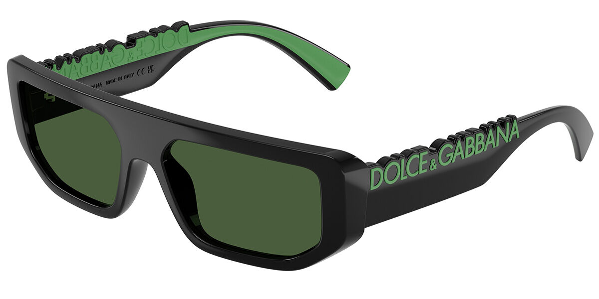 Dolce & Gabbana DG6203 501/71, Black frame, Dark Green lenses