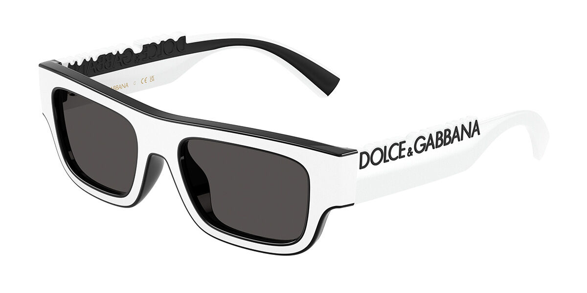 Dolce & Gabbana DX6011 Kids 346587, White frame, Dark Grey lenses