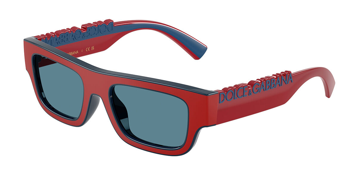 Dolce & Gabbana DX6011 Kids 346680, Red frame, Dark Grey lenses