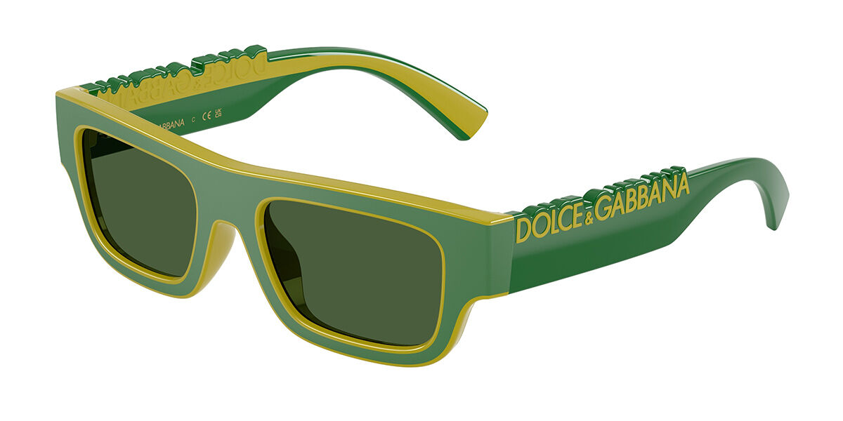 Dolce & Gabbana DX6011 Kids 346771, Green frame, Dark Green lenses