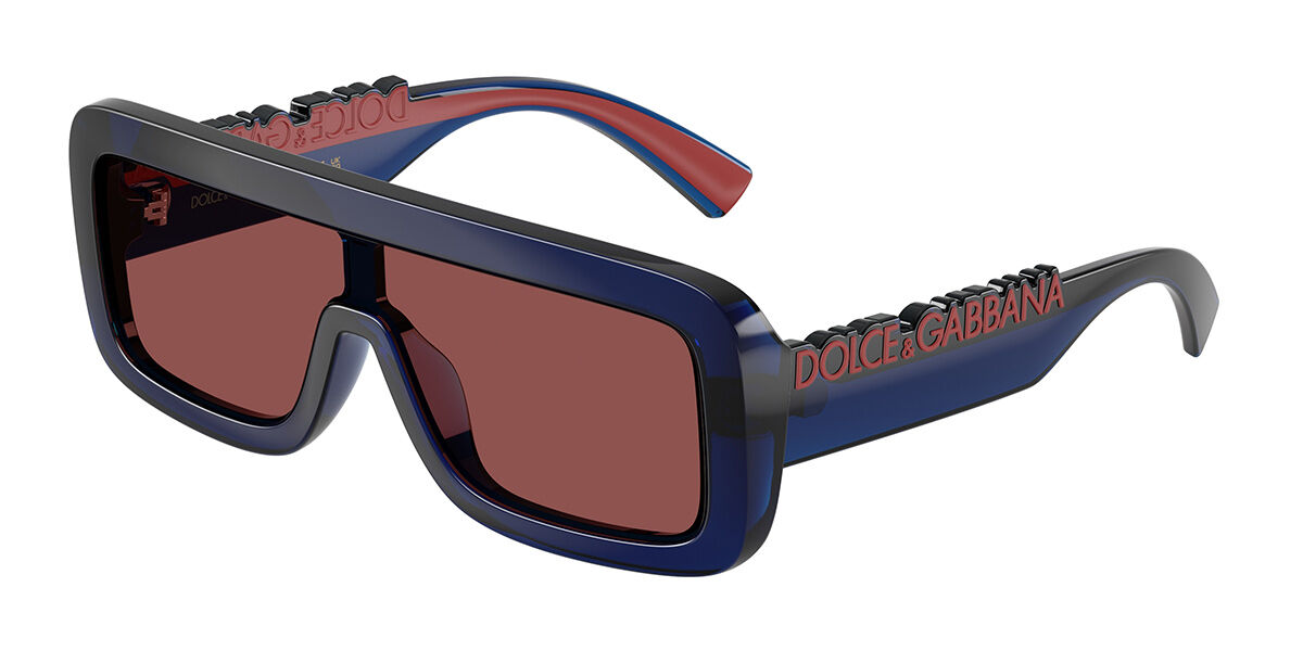 Dolce & Gabbana DX6013 Kids 300975, Blue frame, Dark Purple lenses