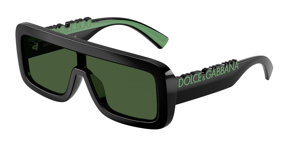Dolce & Gabbana DX6013 Kids 501/71, Black frame, Dark Green lenses