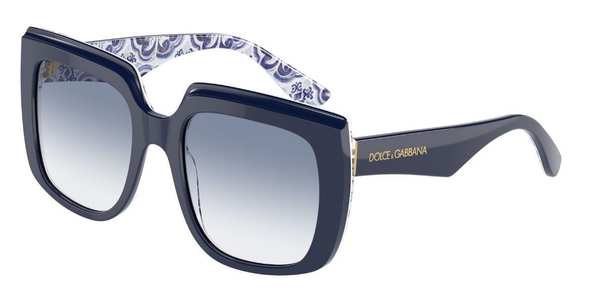 Dolce & Gabbana DG4414 341419, Blue frame, Gradient Blue lenses