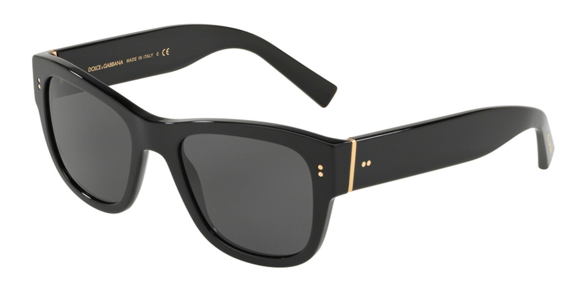 Dolce & Gabbana DG4338 501/87, Black frame, Grey lenses