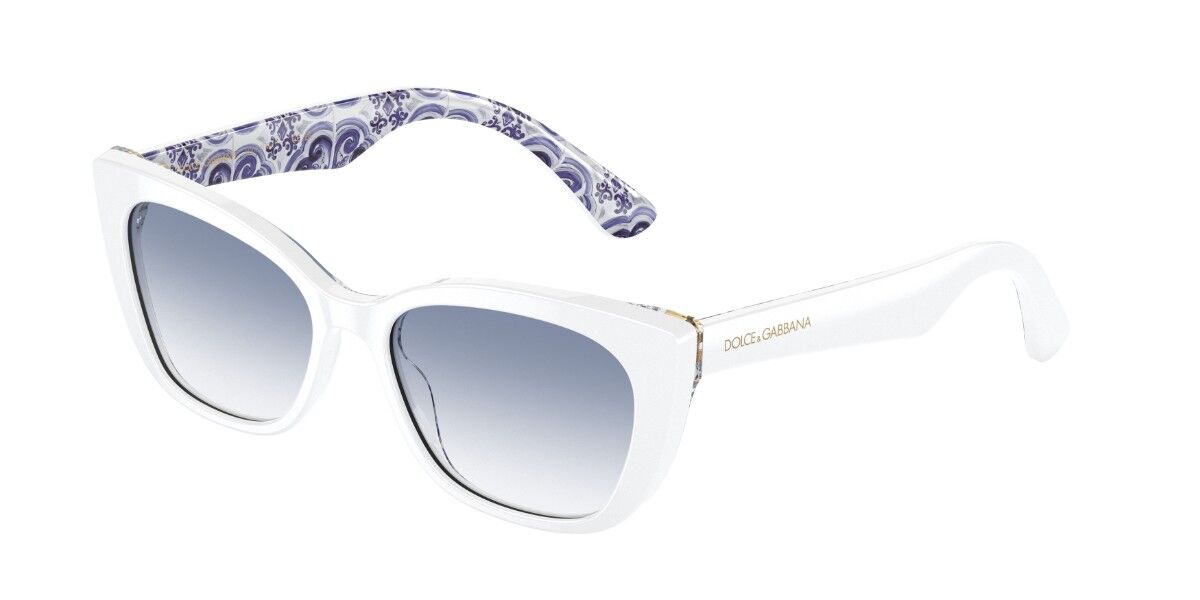 Dolce & Gabbana DX4427 Kids 337119, White frame, Gradient Blue lenses