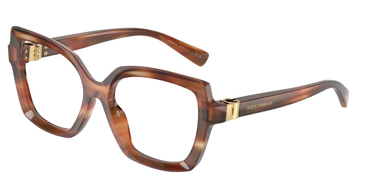 Dolce & Gabbana DG3413 3221, Brown frame