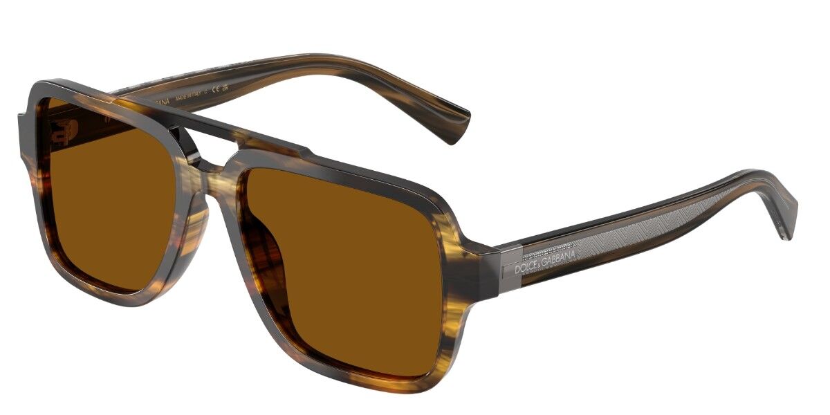 Dolce & Gabbana DG4544 306363, Brown frame, Brown lenses