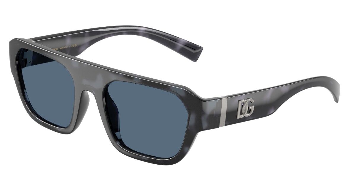 Dolce & Gabbana DG6206 344380, Tortoiseshell frame, Dark Blue lenses