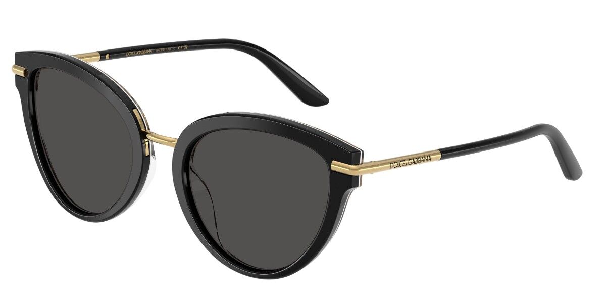 Dolce & Gabbana DG4492 32998G, Black frame, Dark Grey lenses