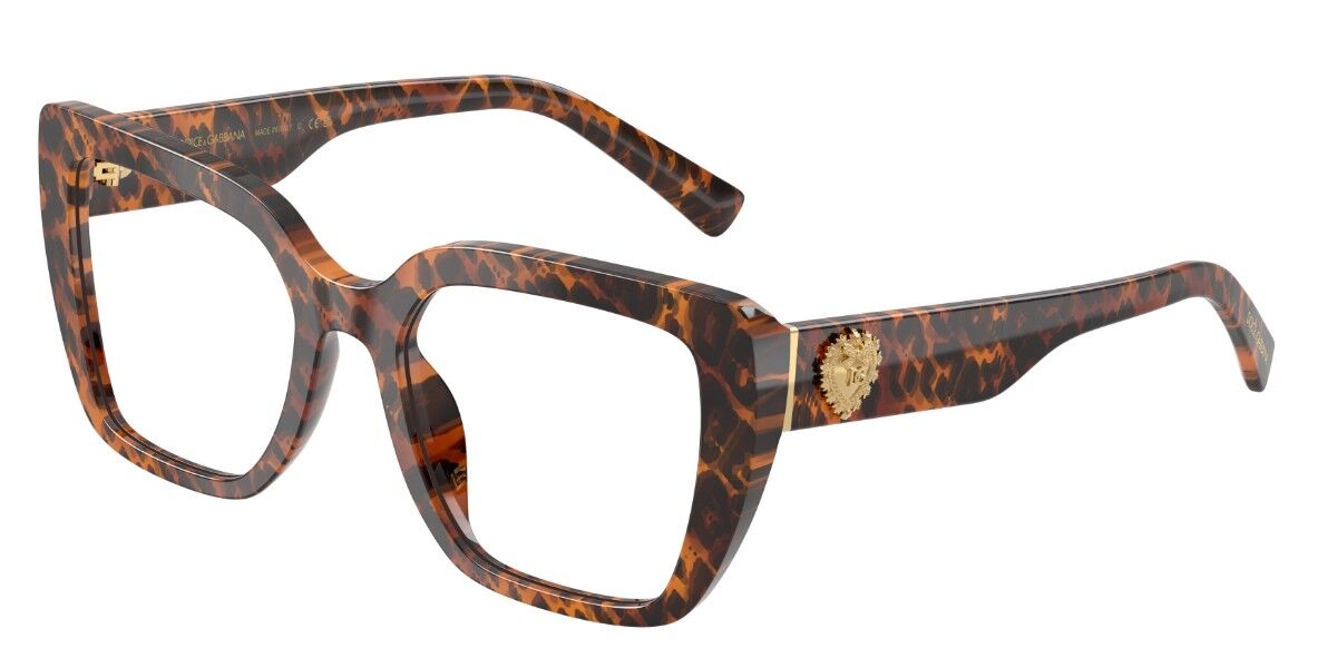 Dolce & Gabbana DG3441 3470, Brown frame