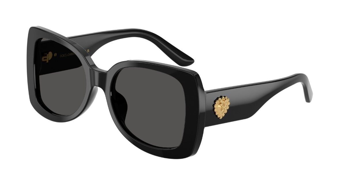 Dolce & Gabbana DX4012 Kids 501/87, Black frame, Dark Grey lenses