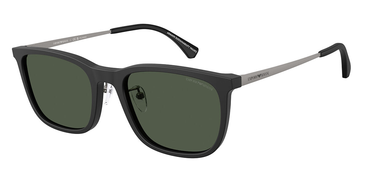 Emporio Armani EA4275D Asian Fit Polarized 50019A, Dark Green Polarized lenses