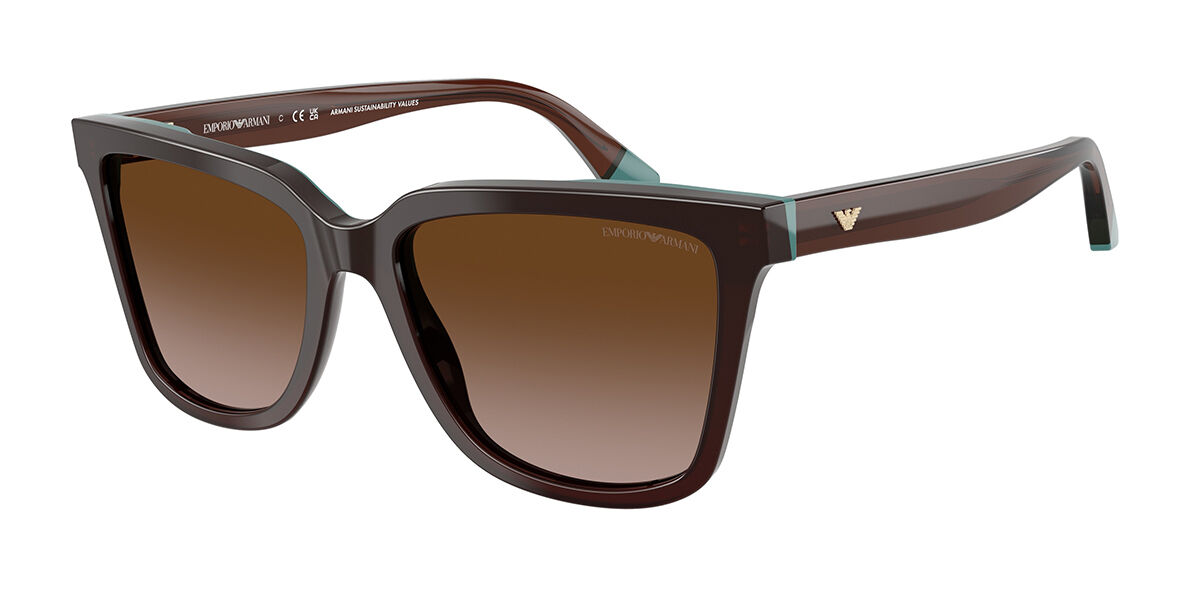 Emporio Armani EA4261F Asian Fit 631813, Brown frame, Brown Gradient lenses