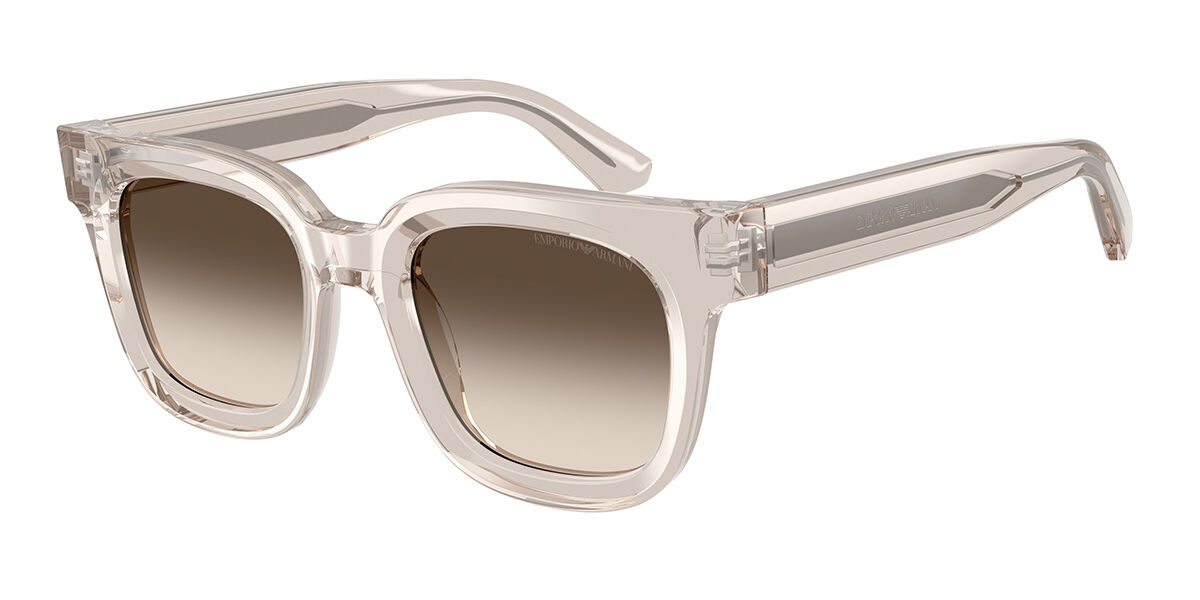 Emporio Armani EA4271F Asian Fit 63630A, Brown frame, Light Brown Gradient Grey lenses