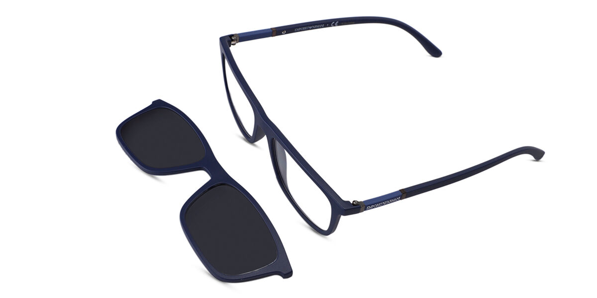 Emporio Armani EA4160 with Clip-On 50881W, Blue frame