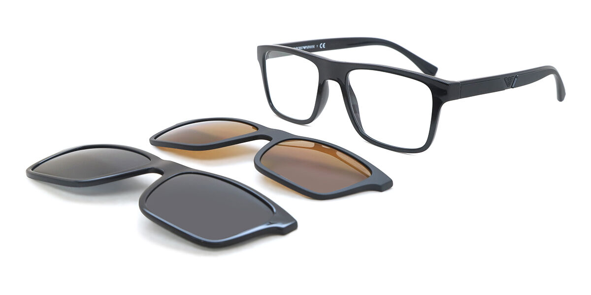 Emporio Armani EA4115 with Clip-On 50171W, Black frame