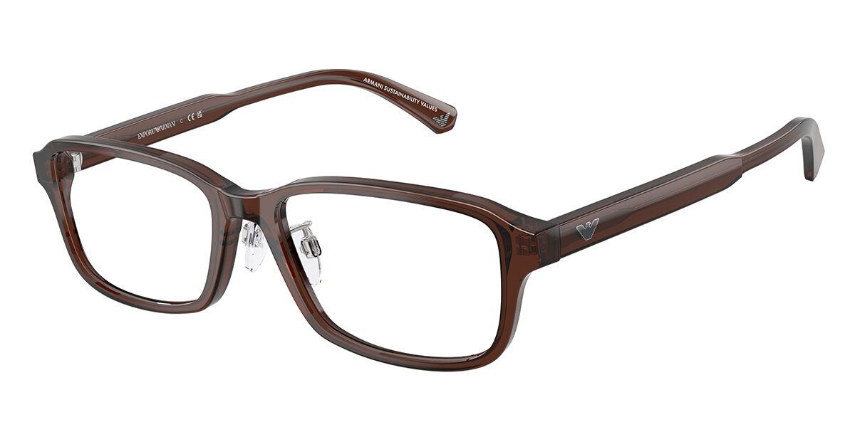 Emporio Armani EA3215D Asian Fit 5307, Brown frame