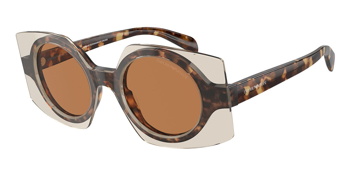 Emporio Armani EA4207 603073, Tortoiseshell frame, Brown lenses