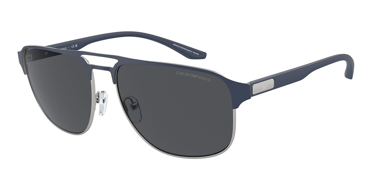 Emporio Armani EA2144 336887, Blue frame, Dark Grey lenses