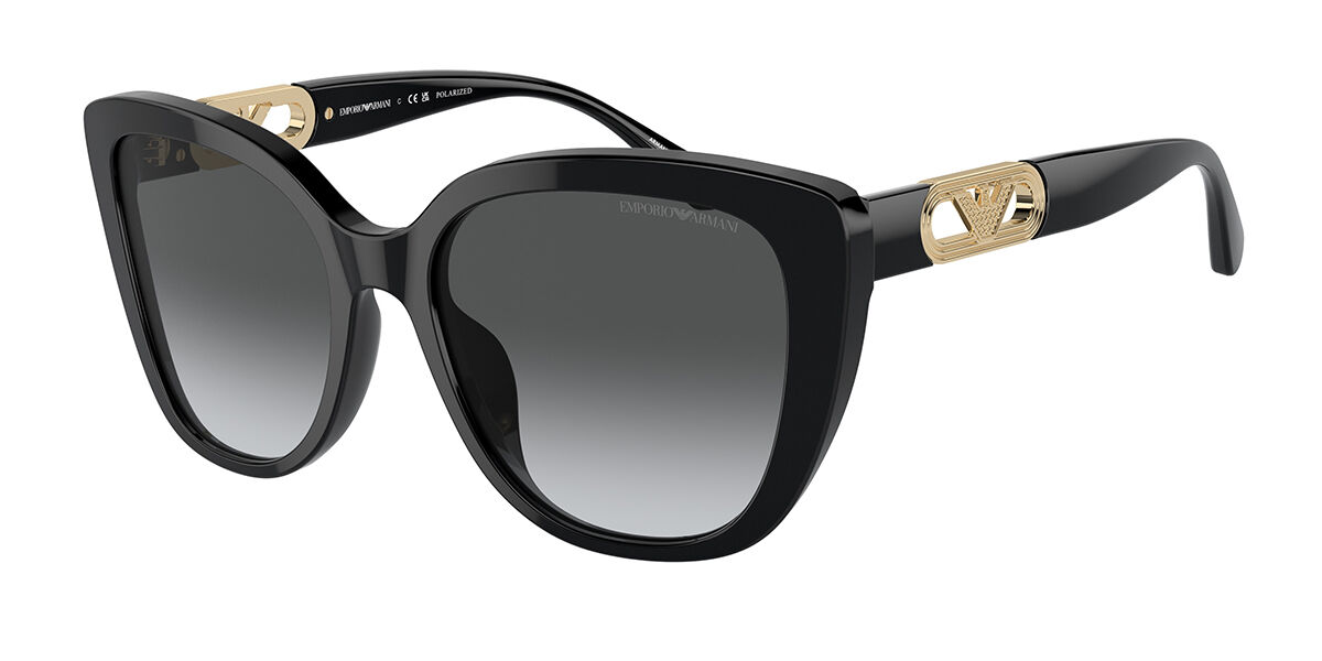 Emporio Armani EA4214U Polarized 50178G, Black frame, Gradient Grey lenses