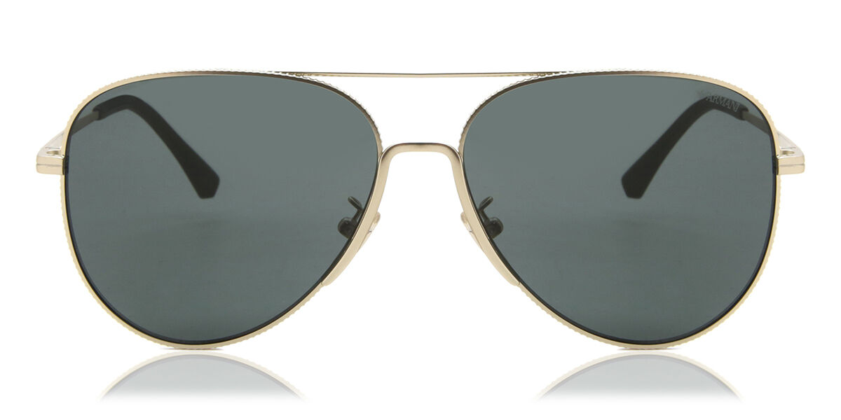 Emporio Armani EA2149D Asian Fit 337187, Gold frame, Dark Grey lenses
