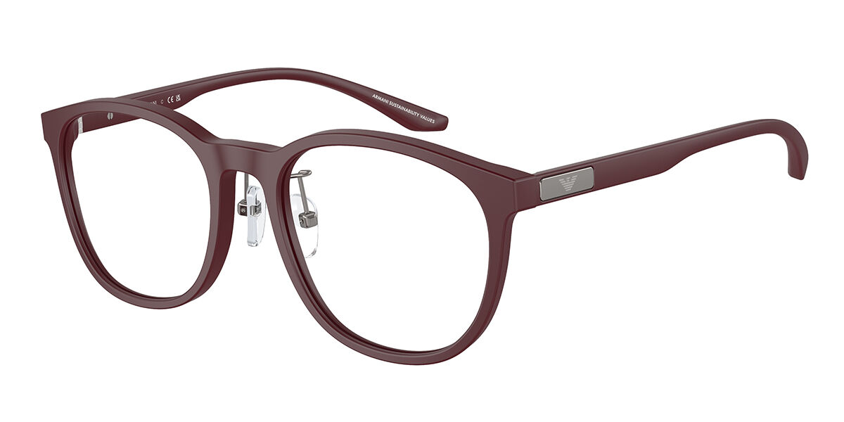 Emporio Armani EA3229F Asian Fit 5261, Burgundy frame